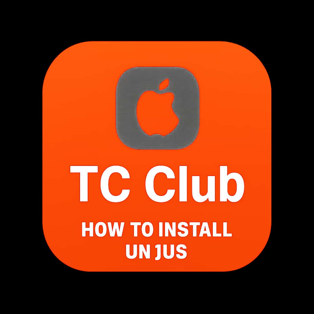 Icon representing the TC Club installation guide on iOS.