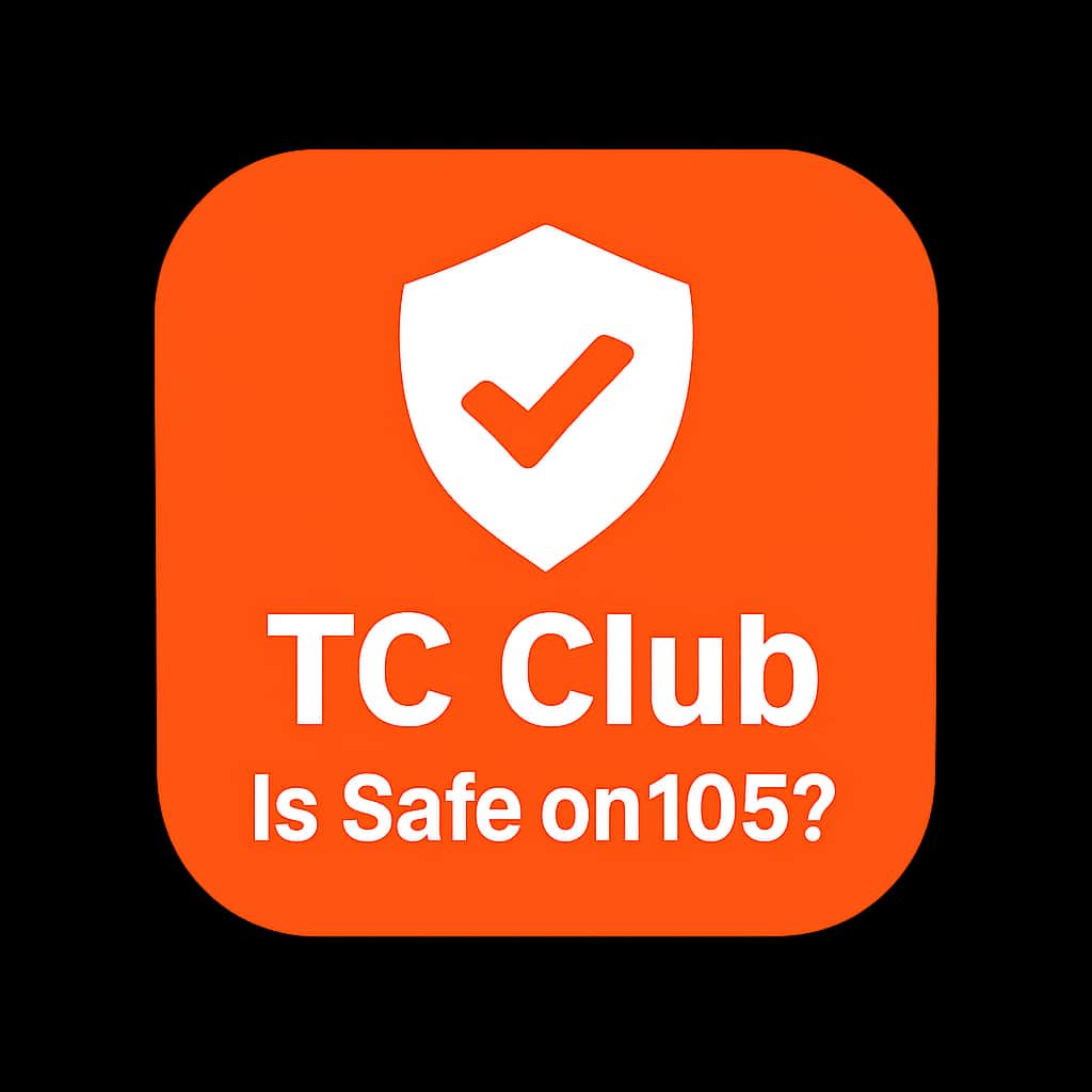 A badge representing the safety of TC Club on iOS.